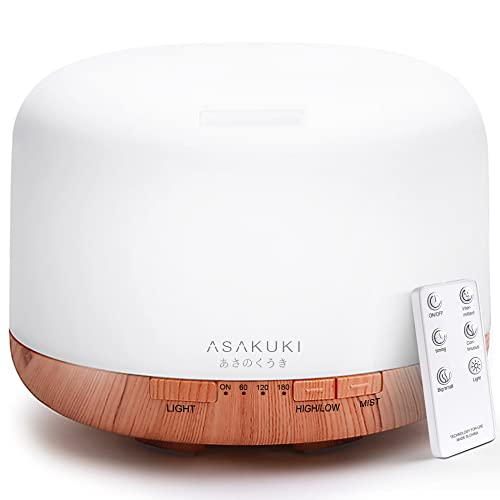 ASAKUKI 500ml Premium, Essential Oil Diffuser with Remote Control, 5 i –  Maia Correll