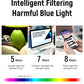 MIGSIR 6 Pack Blue Light Blocking Glasses for Computer Gaming, Fashion Fake Anti Eye Strain Eyeglasses for Women Men (6 pack mix)